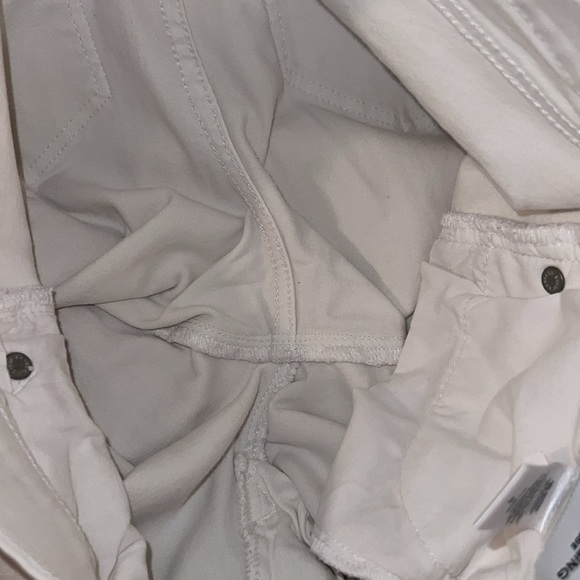 Express jeans ankle legging MIA.MID RISE white size 6 28” inseam in EUC. - Picture 16 of 16